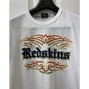 Tribal Gear Redskins Medium White Graphic T Shirt Streetwear - NWT